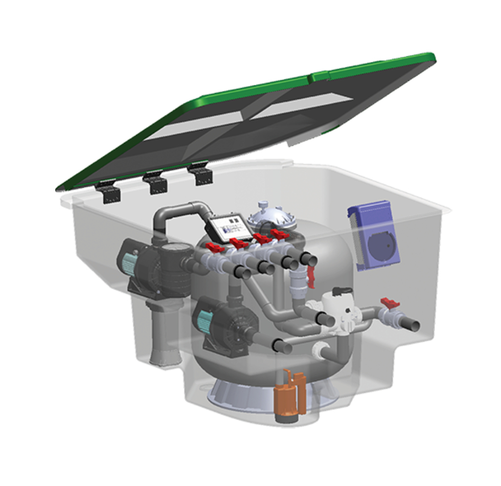 Комплексная фильтрационная установка Emaux EMD-11CP (11 м3/час)