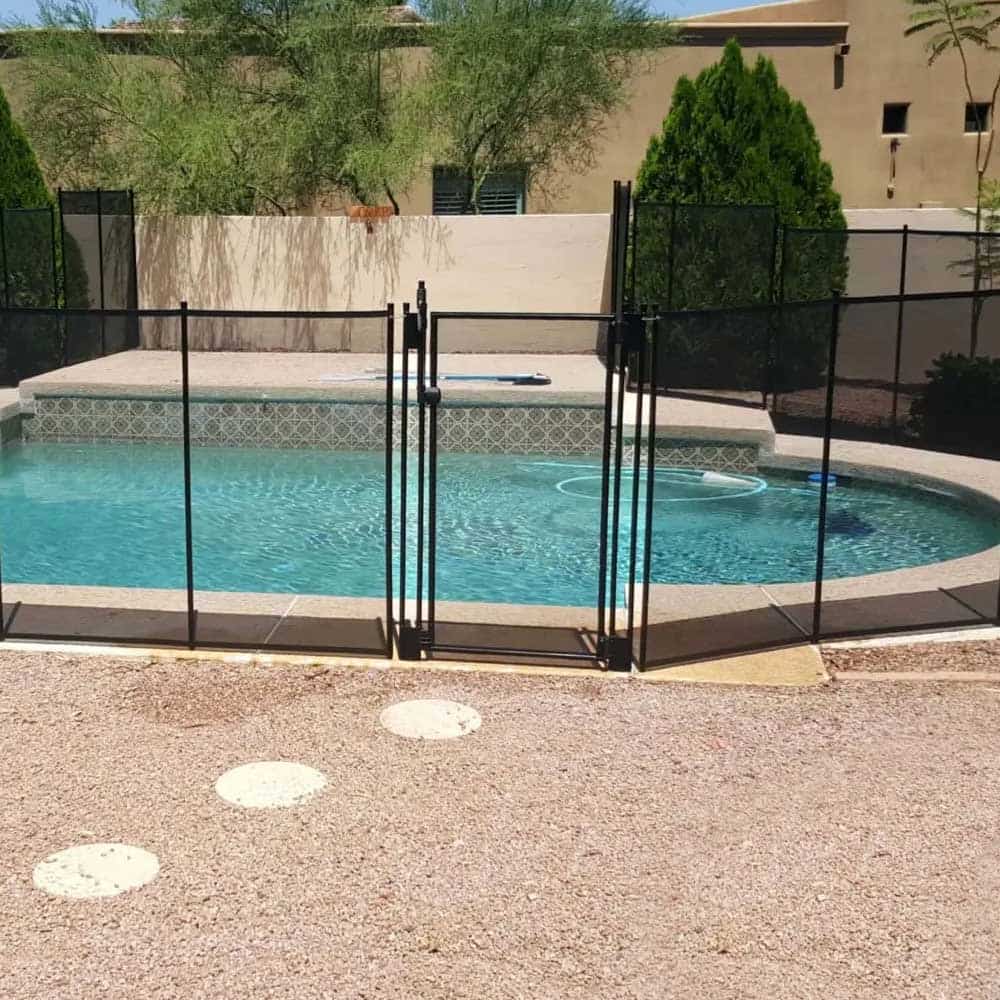 Дверь с замком для забора Aquaviva Fence Black