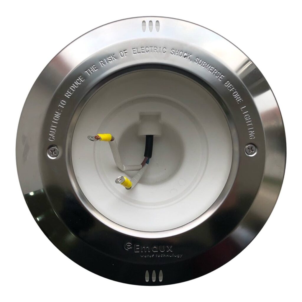 Корпус прожектора Emaux PAR56 NP300-S (без лампы) S/S накладка, латунные вставки
