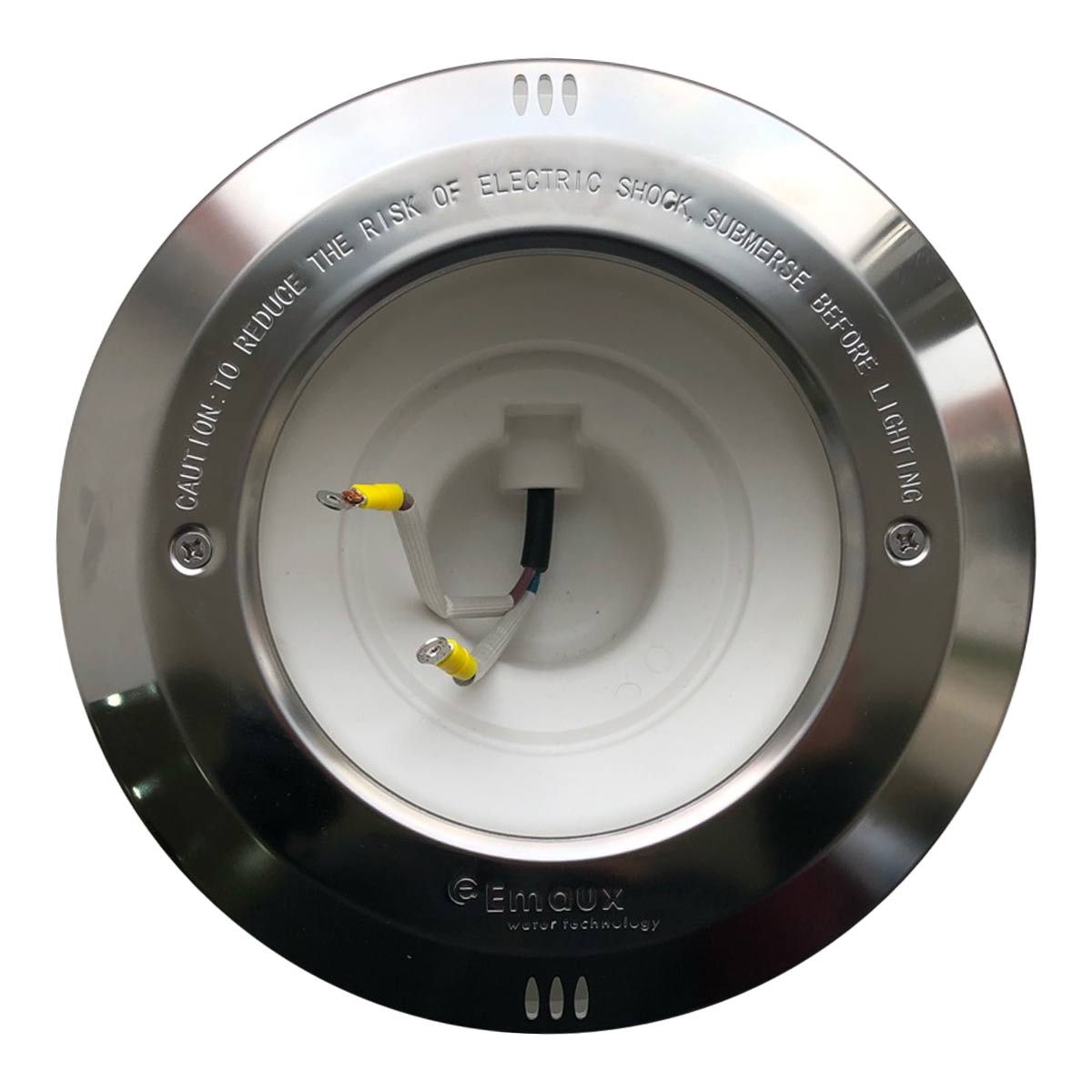 Корпус прожектора Emaux PAR56 NP300-S (без лампы) S/S накладка, латунные вставки