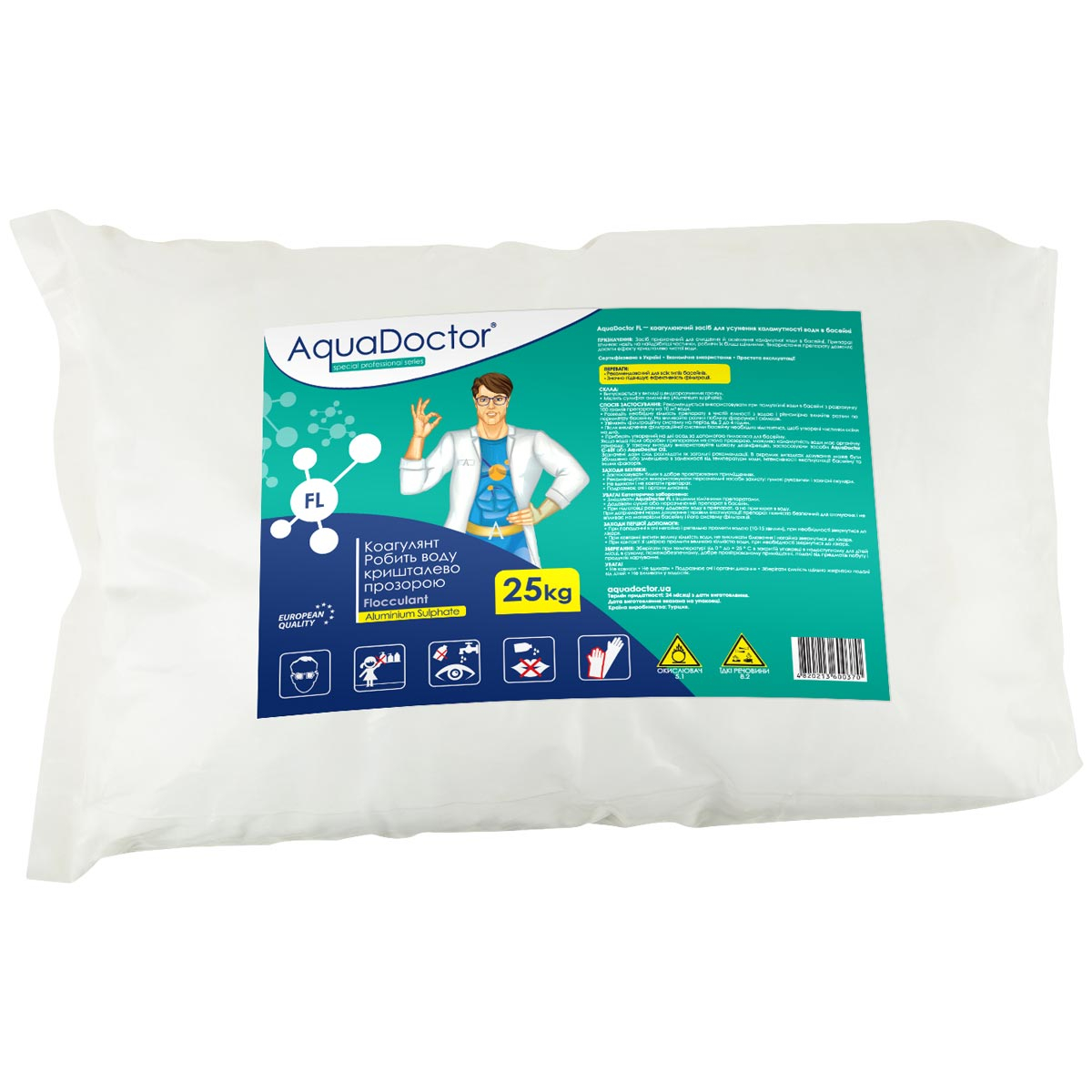 Коагулирующее средство в гранулах AquaDoctor FL – 25 кг