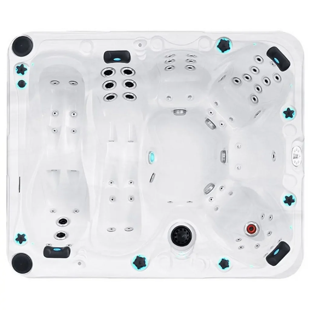 Гідромасажний басейн Passionspas Desire (278х228х91 см), Сріблясто-білий
