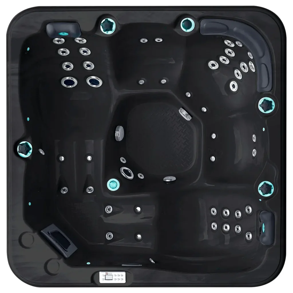 Гідромасажний басейн Passionspas Relax (204х204х85 см), Чорна перлина