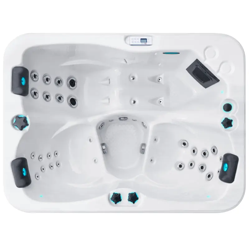 Гідромасажний басейн Passionspas Renew (208х155х83 мм), Сріблясто-білий