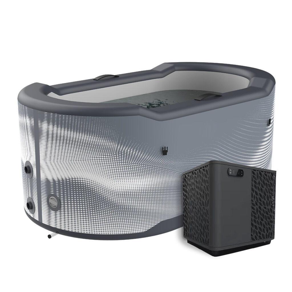 Крижана ванна Jarvi + Chiller 3 Квт (тепловий насос з Wifi від -7 до +43°C), Poolstar (Франція), 170х92х67 см