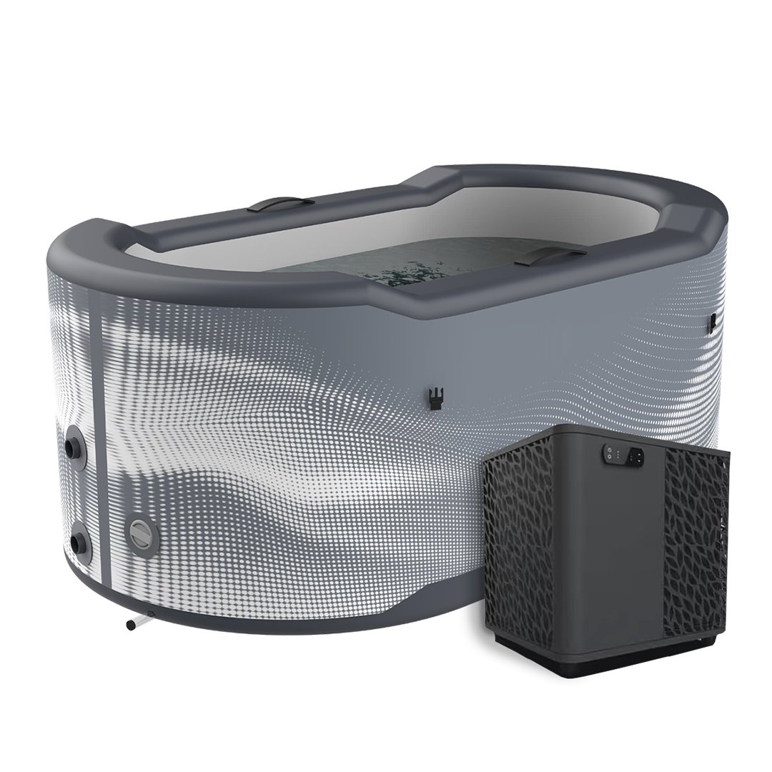 Крижана ванна Jarvi + Chiller 3 Квт (тепловий насос з Wifi від -7 до +43°C), Poolstar (Франція), 170х92х67 см